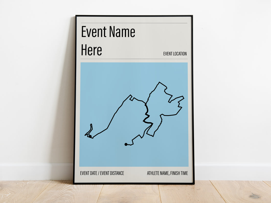 Create Your Own Marathon Print