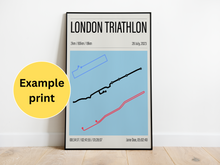 Load image into Gallery viewer, Create Your Own Triathlon Print
