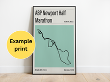 Load image into Gallery viewer, Create Your Own Marathon Print

