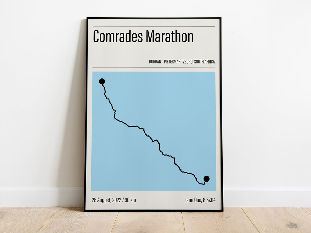 Comrades Marathon Ultra Print